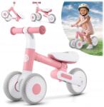 Nukido Háromkerekű Futóbicikli Gyerekeknek Könnyű Acél Váz Rózsaszín NK-603 (760302)