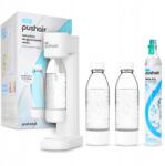 Dafi Szódakészítő Gép Dafi PushAir vízhez 2 x palack 0, 7 L CO2 patron szett fehér (SATB2B)