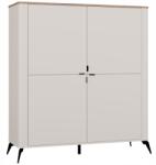 Topeshop Cordoba 4D kasmír komód Bézs Castello tölgy Elegancia és funkcionalitás (CORDOBA 4D KASZMIR/DĄB CASTELLO)