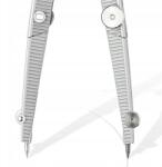 STAEDTLER Noris 550 02" körző, 4 darabos készlet, nagy pontosságú, Staedtler 550 02 (Noris 550 02)