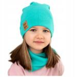 Bubalove Tavaszi Sapka Fiúnak Kéményseprővel Neoziel 36-40 cm (Komplet czapka i komin neozieleń W0)