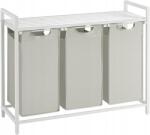 Halmar Mosodatartó kosár File 114L fehér-szürke (BLH301W01)