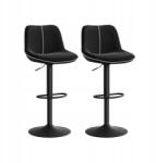 Vasagle 2 darabos Vasagle Muriel bárszék szett, fekete (LJB188B01)