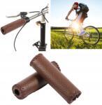  Kerékpár Markolat Retro Műbőr Csúszásgátló 125MM Barna (OSŁONY)