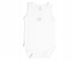 Bamboom fehér ujjatlan bambusz gyerek body 12-18 hónap (104-152-001)