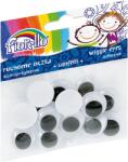 Fiorello szem öntapadós szemek kerek 20 mm fekete 15 db (GR-KE15-20)