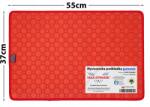 Max-Dywanik Gumi lábtörlő cipőtálca 37x55 cm piros színű (496034)