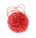 D. rect Irodai Radrágok 1, 5mmX2mm Átmérő 120mm 1kg Piros