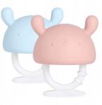 Gigi Kids Nyugtató rágóka Szilikon Puha Fogzás Mushroom Gombás 3m+ 2db (TR072BP)