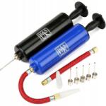  H&s 2 db-os kézi pumpa szett labdákhoz tűkkel és fúvókákkal, fekete-kék (0799475474521)