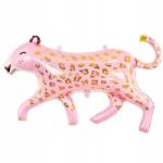 Party Deco Fólia lufi Leopárd rózsaszín 103X63 cm szafari