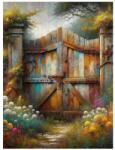  Festmény számok szerint - Fa kapu 30×40 cm Keret nélküli Diy szett (X0022Q34FL)