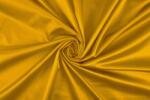  Vastag Szatén Anyag, Elasztán Mézes Mustár (BE08-1)