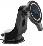 Interlook Autós Mágneses Tartó Indukciós Töltő 15W Magsafe Qi (WH-10D-V2-BLACK)