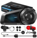 FODSPORTS Fx-s Motoros Intercom Bluetooth 5.4 2 Motoros Számára, Fekete