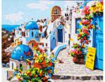 Astra Festmény számok szerint: Varázslatos Santorini, kereten, 40x50cm, 801023908 (801023908)
