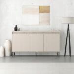 Houseland Fiókos komód Houseland Mott 150 cm homokkő