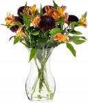  Üveg Virág Váza Dekoratív 2.4 L Nagy 25x14 cm Átlátszó (B09SLTB7CH)