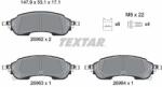 TEXTAR Set placute frana TEXTAR 2696201 (2696201)