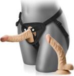 Scala Strap-on Heveder Csípőre Szuper Hajlékony Meghajlitott Cyberbőr Hímvesszővel