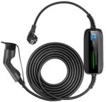 Extralink BS-PCD030 16A 3.6kW Schuko | Przenona adowarka do samochodu elektrycznego | 1 faza, 5, 5m, wywietlacz LCD 250 V Negru (EX.31865)
