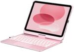 Typecase iPad 11" (A16) 2025 / iPad 10.9" 2022 - Flexbook Touch tok billentyűzettel világos rózsaszín