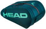 Head Tour Padel Bag L Green/Orange Táska teniszütőhöz