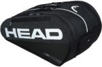 Head Tour Padel Bag L Black Táska teniszütőhöz