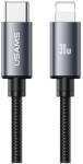 USAMS U91 30W USB-C - Lightning kábel 1m fémes
