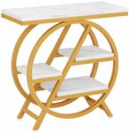  Blackswan Design Sofia dohányzóasztal, márvány/arany utánzat, 3 polc, 65x30x66, 5 cm (DGY30W3BM)