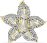  Arannyal Bevont Ezüst Bross Gyöngyházzal, Y62628