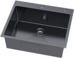 Ruvetti Masivo chiuveta din otel 60x50 cm grafit 5002M_PVD_GRF60_W (5002MPVDGRF60W) Chiuveta