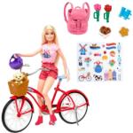 Mattel Barbie, Pink Passport, Holland Adventures, set de joaca cu papusa si accesorii Papusa Barbie
