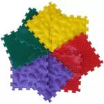 Ortho Puzzle Ortho Puzzle: Set saltea de masaj ortopedic, 8 piese - Forest