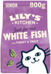Lily's Kitchen 800g Lily's Kitchen Cat Senior fehér hal és pulyka száraz macskatáp