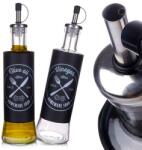 Artemis 2 darab Artemis üveg olaj- és ecetadagoló szett, 300 ml, fekete, 6, 5x6, 5x24 cm (VD-152330)