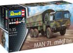 Revell Сглобяем модел Revell - Военен камион MAN 7t Milgl (R03291)