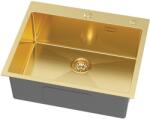 Ruvetti Masivo acél mosogató 60x50 cm arany 5002M_PVD_GOLD60_W (5002MPVDGOLD60W)