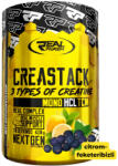 REAL PHARM Crea Stack kreatin mátrix italpor - feketeribizli-citrom íz - 420g