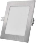 EMOS LED süllyesztett lámpatest NEXXO LED/12, 5W/230V 3000/3500/4000K ezüstszínű 17x17 cm ZD2233 (EMS1460)
