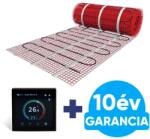 Wentorex U-HEAT Mat elektromos fűtõszõnyeg 1 m2 / 150 Watt + digitális Design WiFi termosztát / padlófűtés szett (FMHM-1-CD) - comfortshop