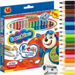 St. Majewski Bambino Jumbo színes ceruza, 18 színű készlet, durva, fa, többszínű, 10x15cm