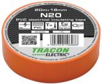 TRACON Tracon N20 (10db/csomag) szigetelőszalag, narancs, 20 m x 18 mm, PVC, 0-90°C Tracon (N20) (N20)