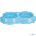 TRIXIE TRX24985 műanyag dupla tál 2x0, 2l/11cm