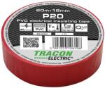 TRACON Tracon P20 (10db/csomag) szigetelőszalag, piros, 20 m x 18 mm, PVC, 0-90°C Tracon (P20) (P20)