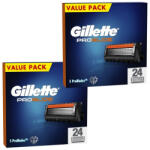 Gillette ProGlide Borotvabetétek Férfi Borotvához (2x24 db)