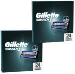 Gillette INGYENES SZÁLLÍTÁS - Gillette Mach3 Borotvabetétek Férfi Borotvához (2x24 db)