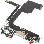 Aftermarket Piese si componente Banda cu Conector Incarcare - Microfon Apple iPhone 15 Pro, Argintiu (ban/co/mi/ai15pro/ar) - pcone