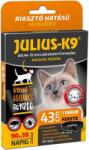 Julius K-9 zgardă antiparazitară pentru purici și căpușe, pentru pisici 43 cm