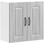 vidaXL konyhai fali szekrény Kalmar szürke sonoma műfa (853583) (853583)